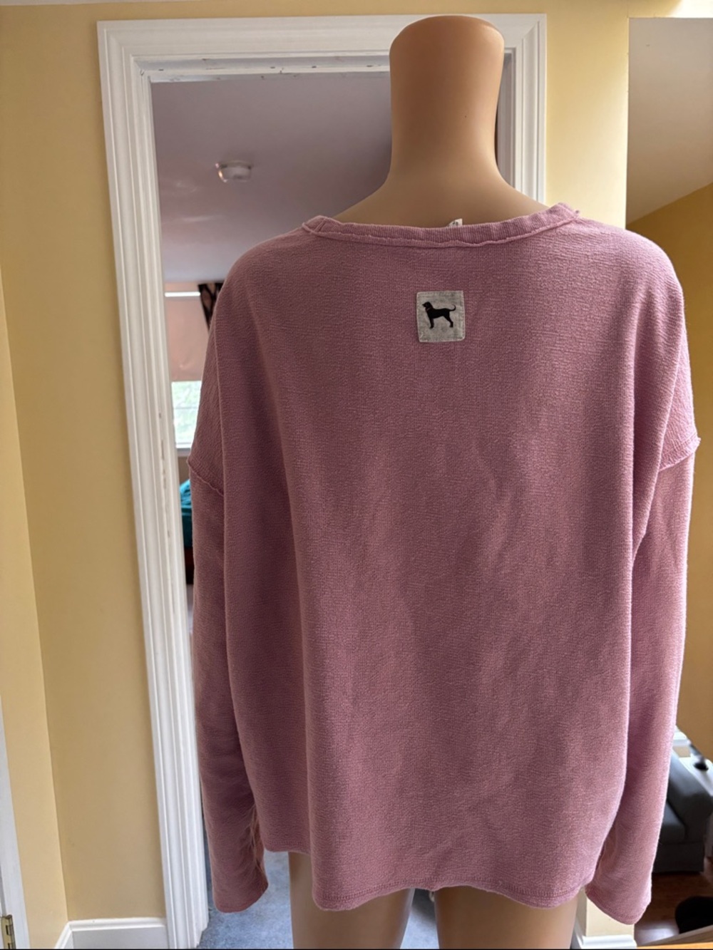 Black Dog long sleeve shirt Pinkish purple size large - Picture 7 of 11